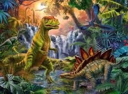Ravensburger Puzzle 100 pc Dinosaur Oasis 128884V