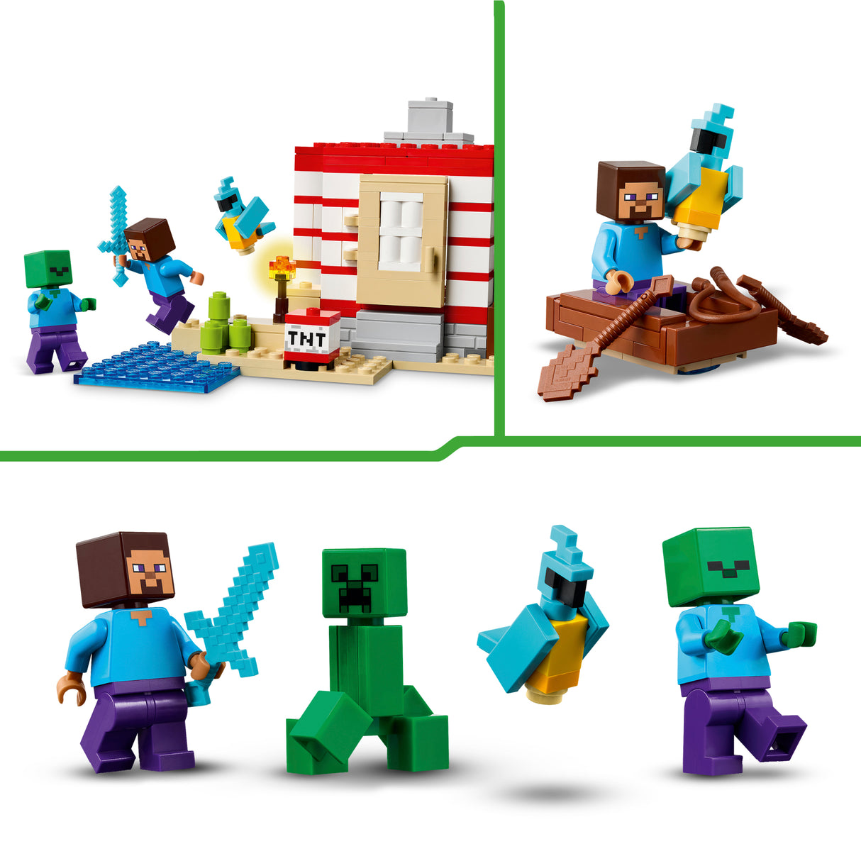 LEGO Minecraft The TNT Jungle House 21275L