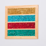 TTS Mark Making Sequin Stripe Board EY11006B