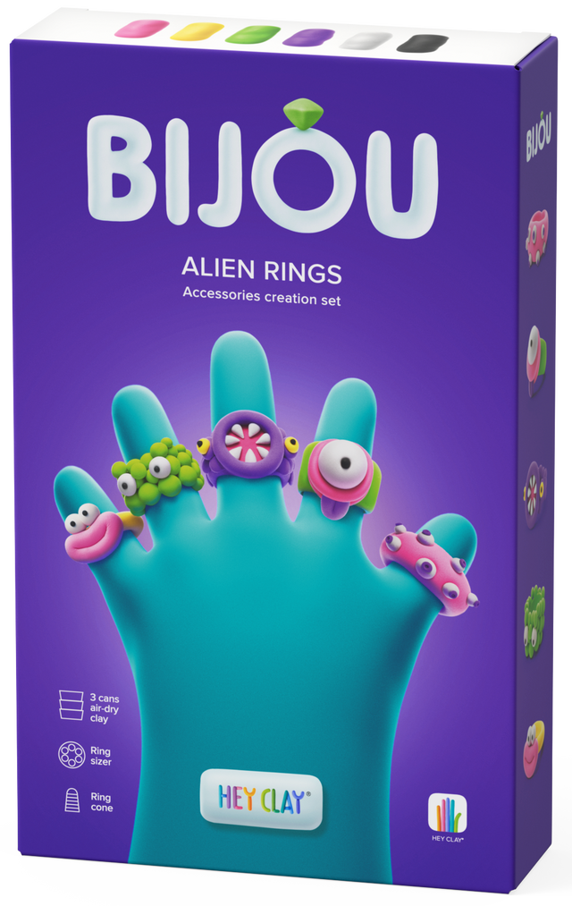 HEY CLAY Modeling Clay Rings Aliens 31003E