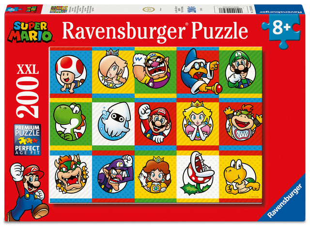 Ravensburger Puzzle  200 XXL Pieces: Super Mario Characters 12004347V
