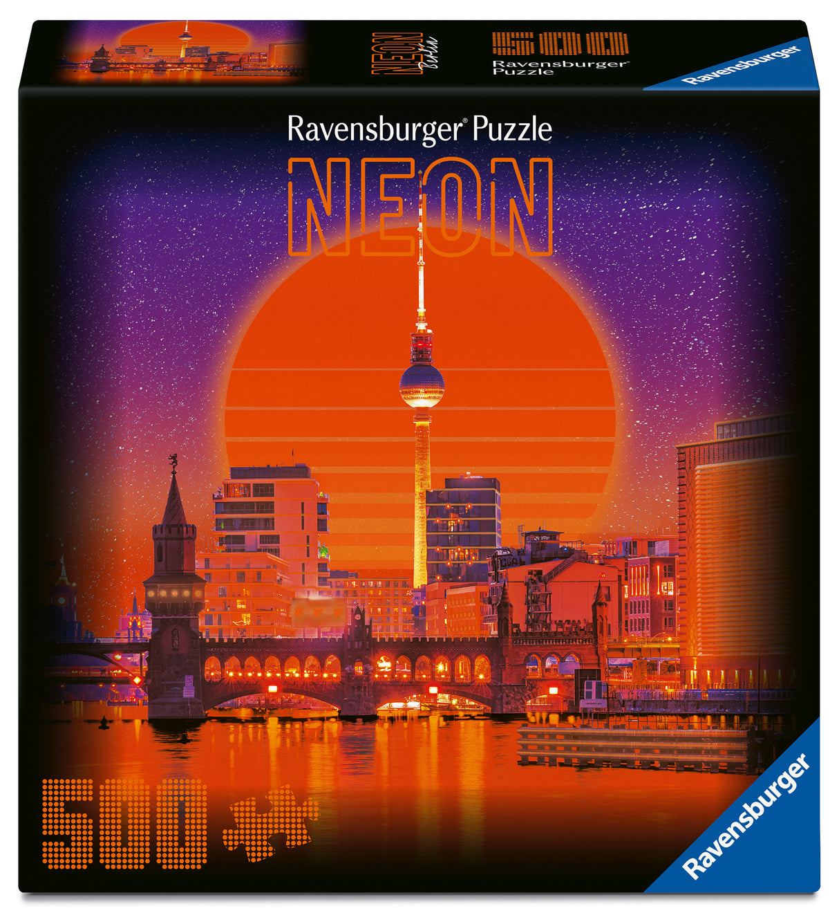 Ravensburger Neon Puzzle  500 Pieces: Berlin 12001978V