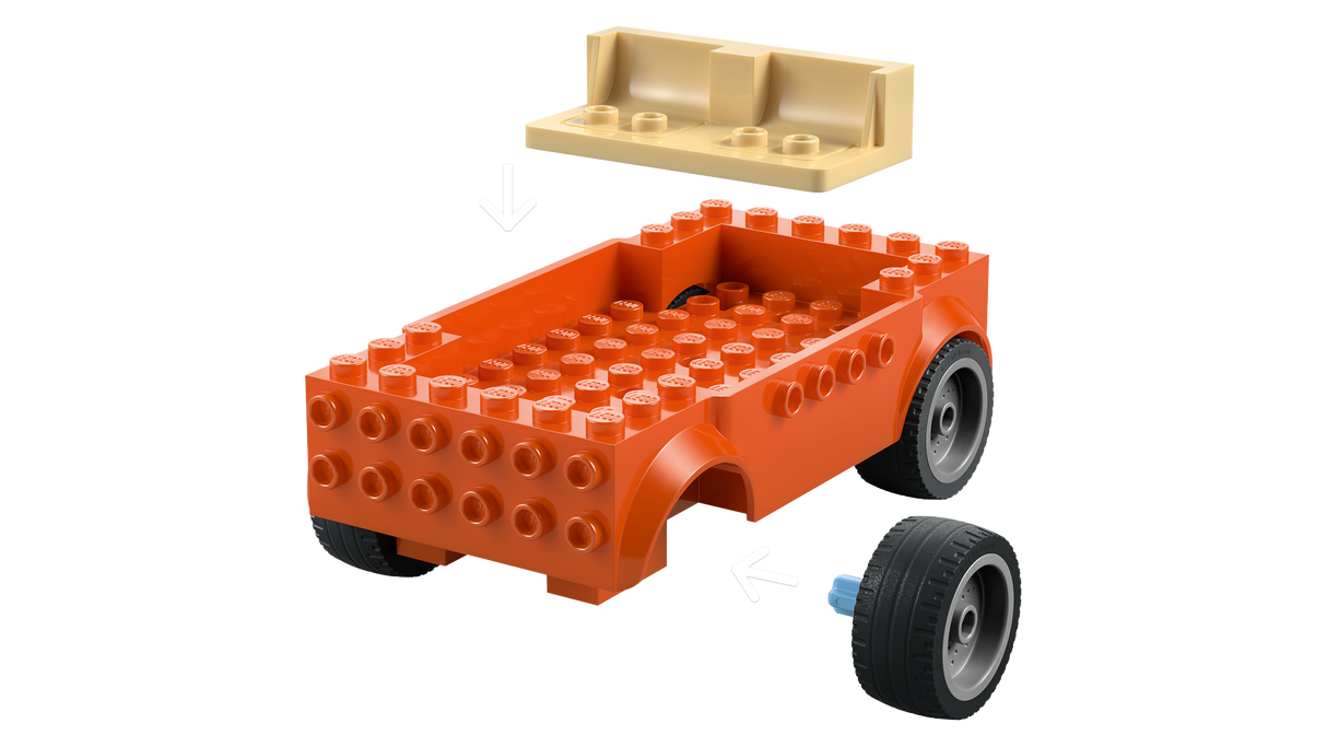 LEGO 4PLUS Bluey's Beach & Family Car Trip 11202L