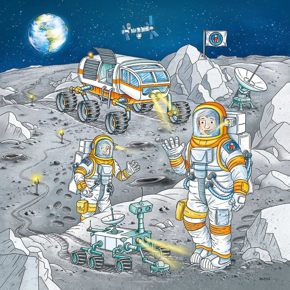 Ravensburger Puzzle 3x49 pc Space Mission 050888V