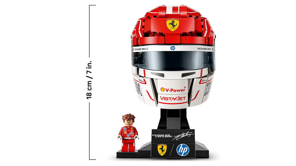 LEGO Editions Scuderia Ferrari HP Charles Leclerc Helmet 43014L