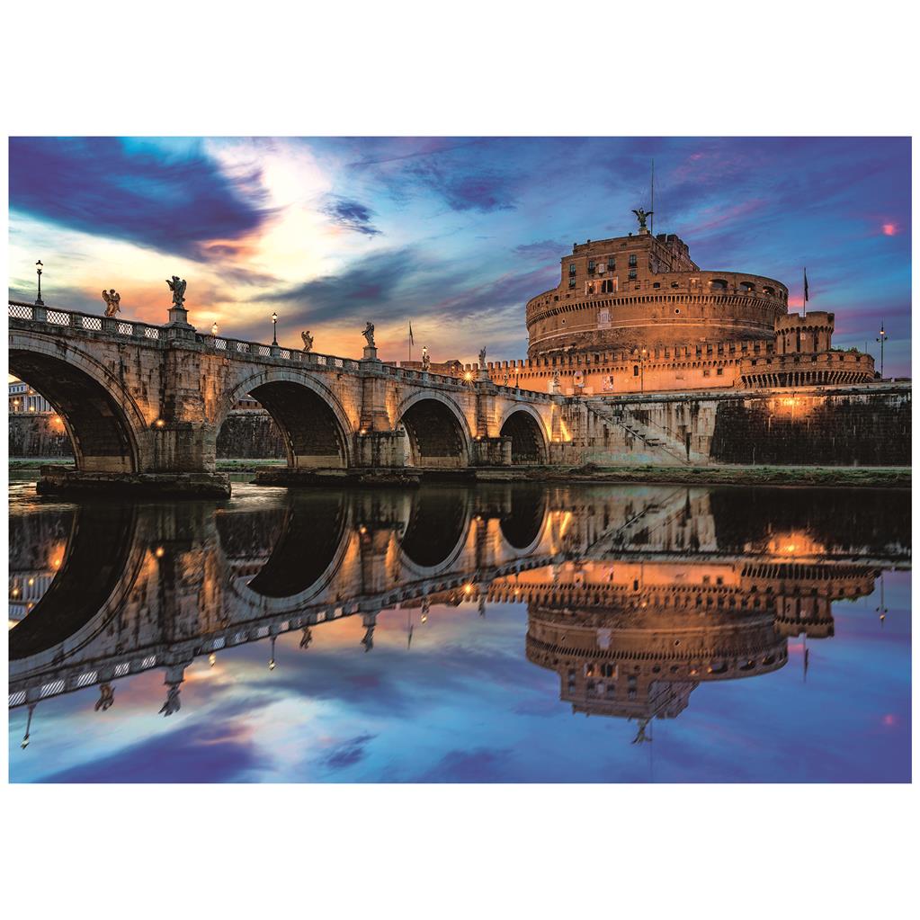 Dino Neon Puzzle 1000 pc Angel Castle 54129D