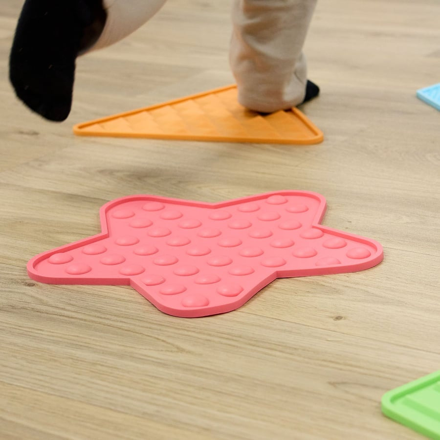 TTS Sensory Textured Floor Pads 10pk SD10568B