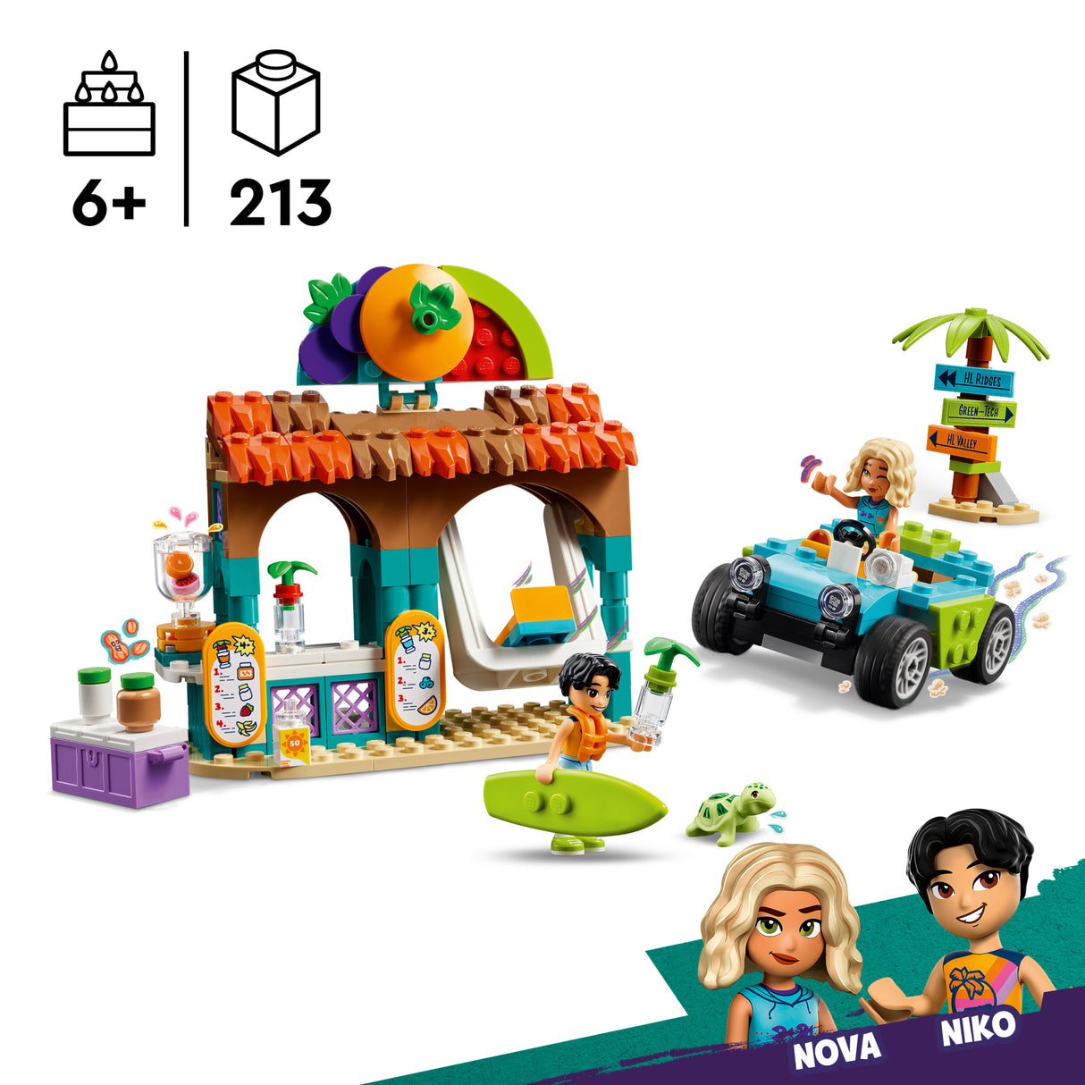 LEGO Friends Beach Smoothie Stand 42625L