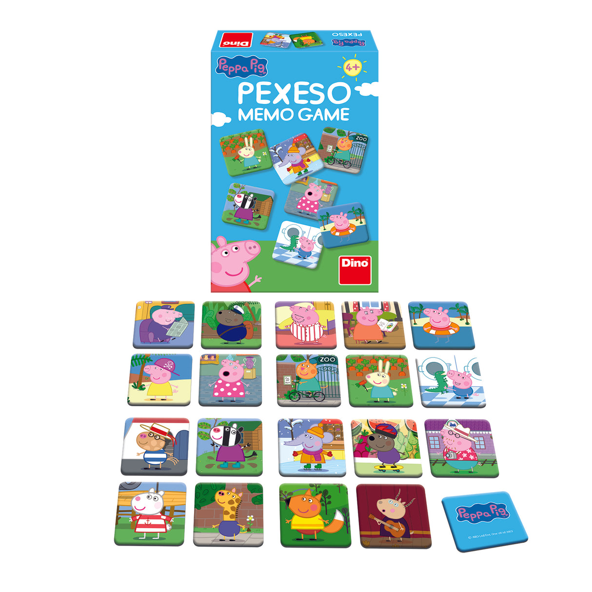 Dino Board Game Memo Pig Peppa 62200D