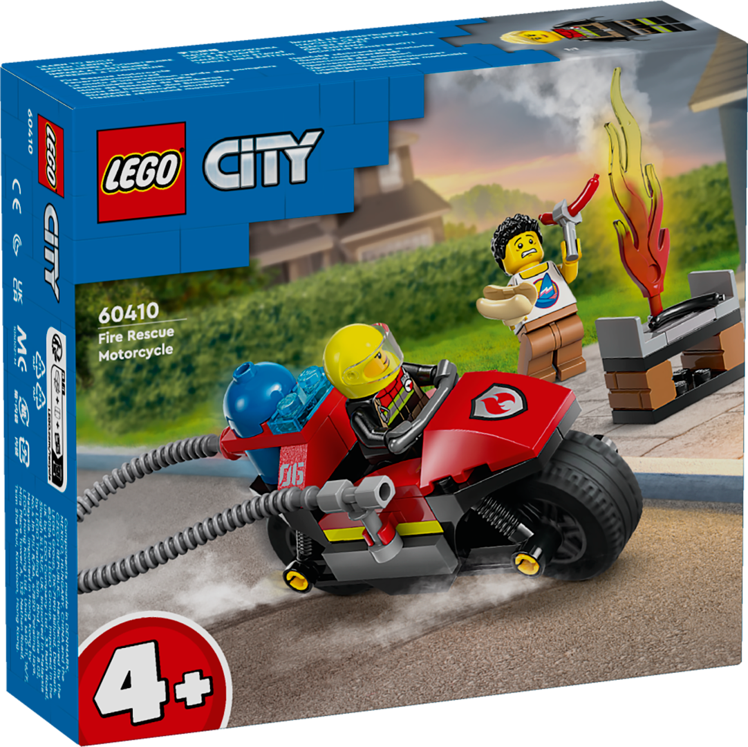 LEGO City Fire Rescue Motorcycle 60410L