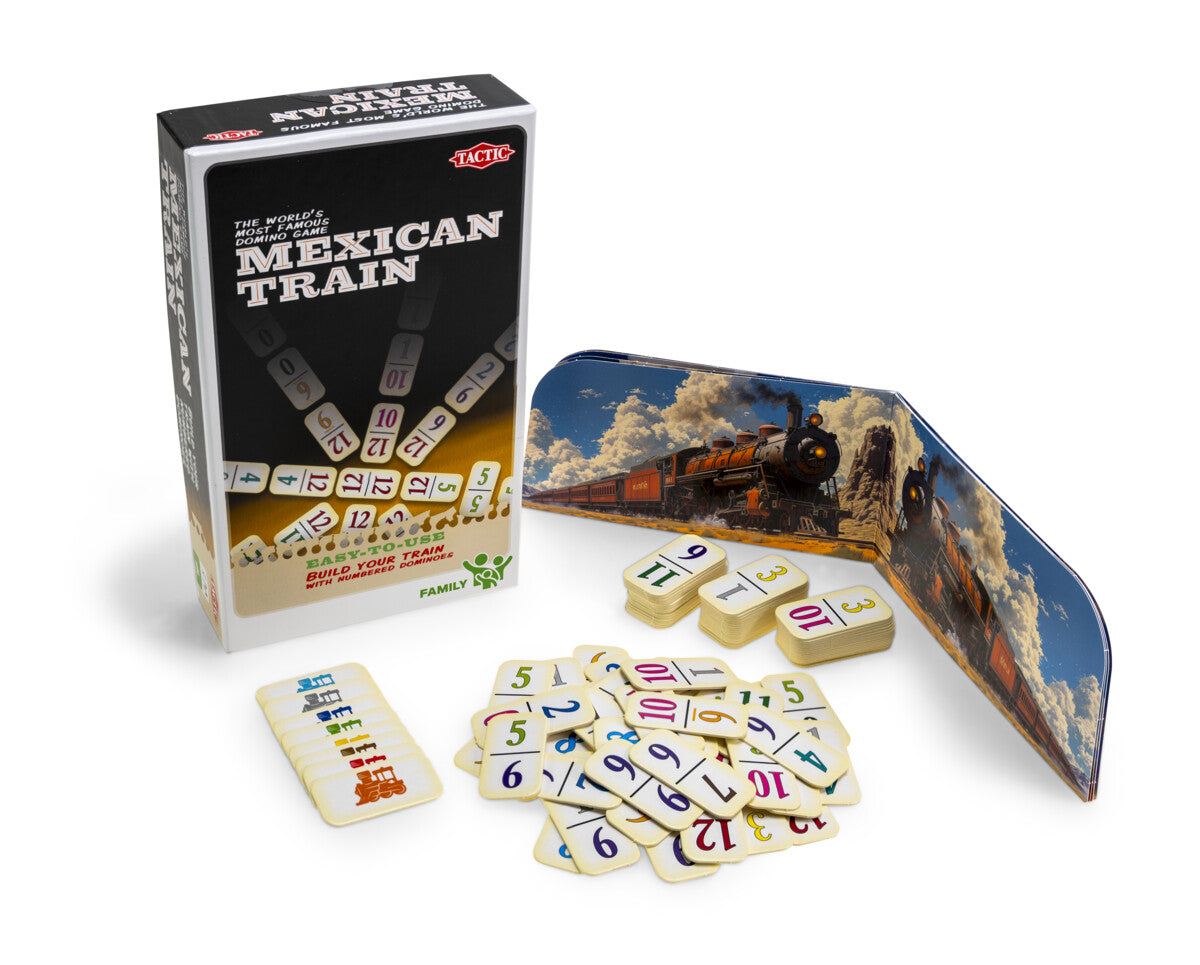 Tactic Board Game Mexican Train(Travel) 40484T