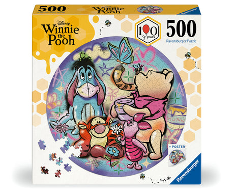 Ravensburger Puzzle 500 Pieces Circular: Winnie the Pooh 12001931V