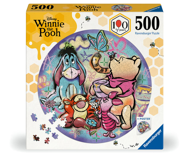 Ravensburger Puzzle 500 Pieces Circular: Winnie the Pooh 12001931V