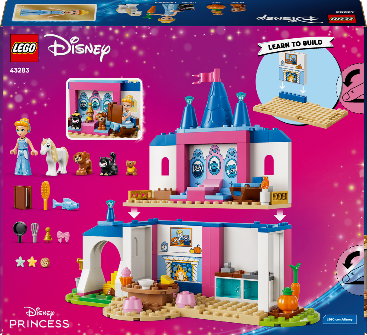 LEGO Disney Princess Cinderella Animal Friends Castle 43283L