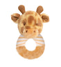 Keel Toys Keeleco Huggy Giraffe Ring Rattle, 14 cm SE6719K