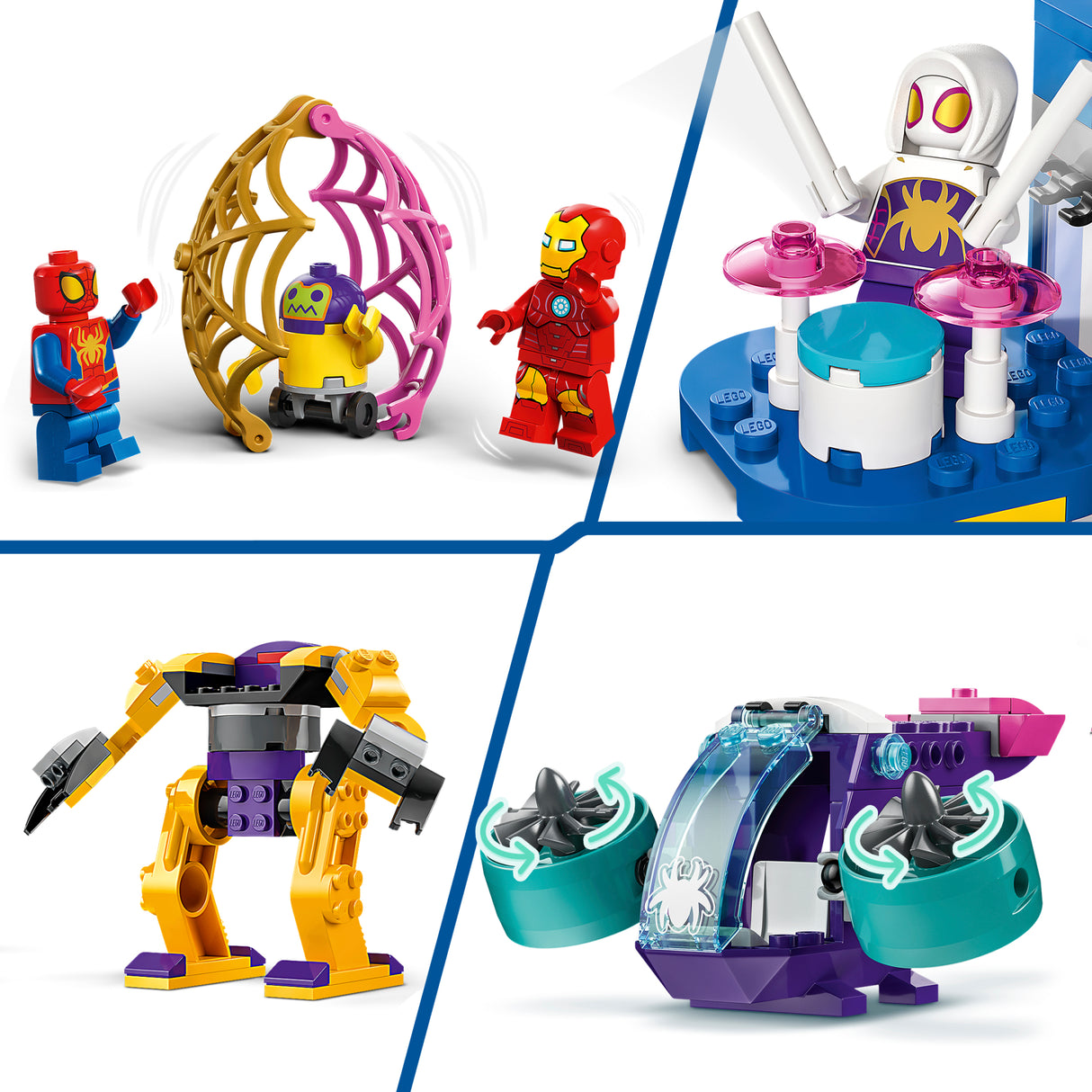 LEGO Spidey Team Spidey Web Spinner Headquarters 10794L