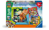 Ravensburger Puzzle 3x49 Pieces: Paw Patrol Dino Movie 12004368V