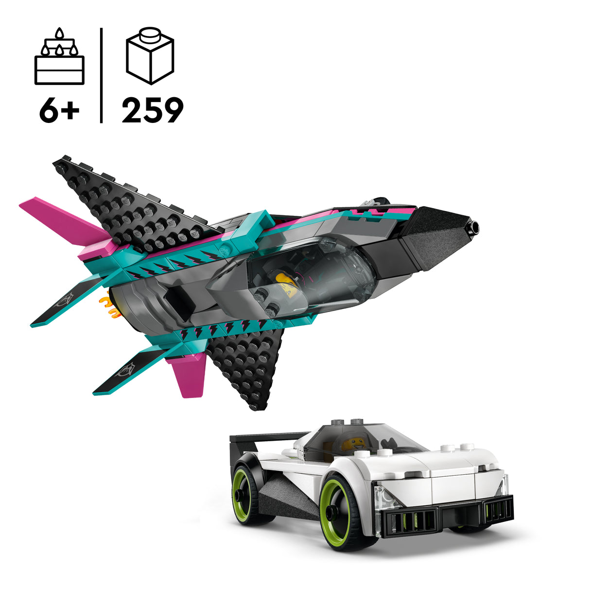 LEGO City Jet vs. Car 60489L