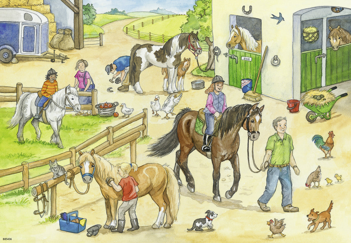 Ravensburger Puzzle 2x24 pc Horses 078332V