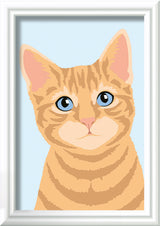 Ravensburger Paint by Numbers Orange Tabby 237173V