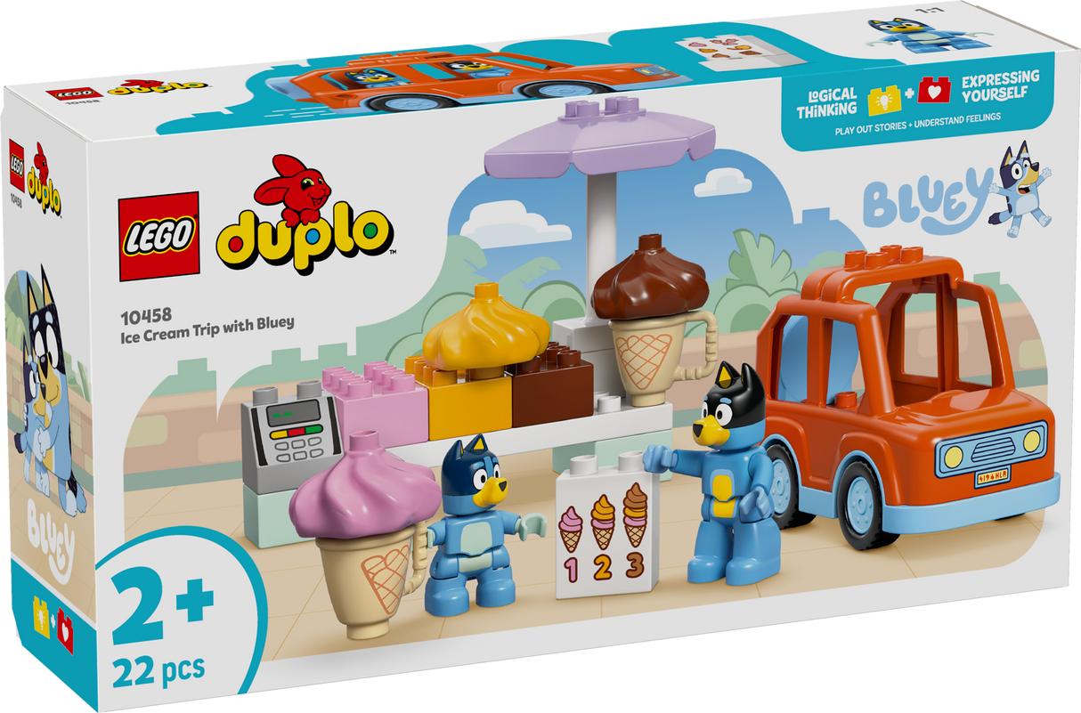 LEGO DUPLO Ice Cream Trip with Bluey 10458L