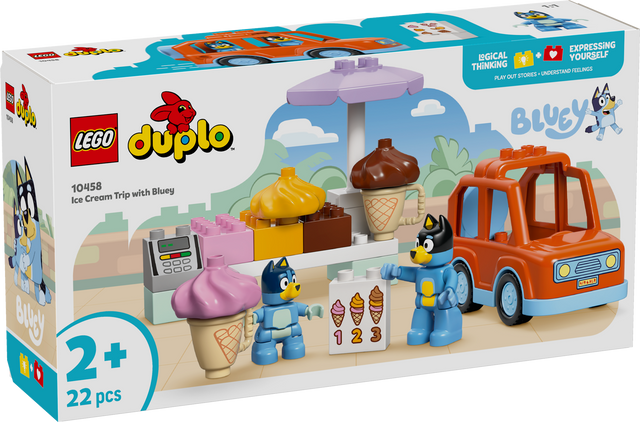 LEGO DUPLO Ice Cream Trip with Bluey 10458L