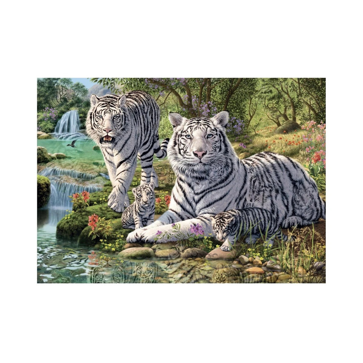 Dino Secret Puzzle 1000 Pieces: White Tiger 53326D