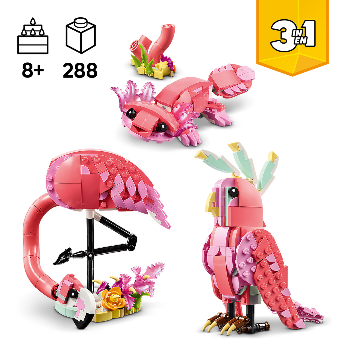 LEGO Creator Wild Animals: Pink Flamingo 31170L