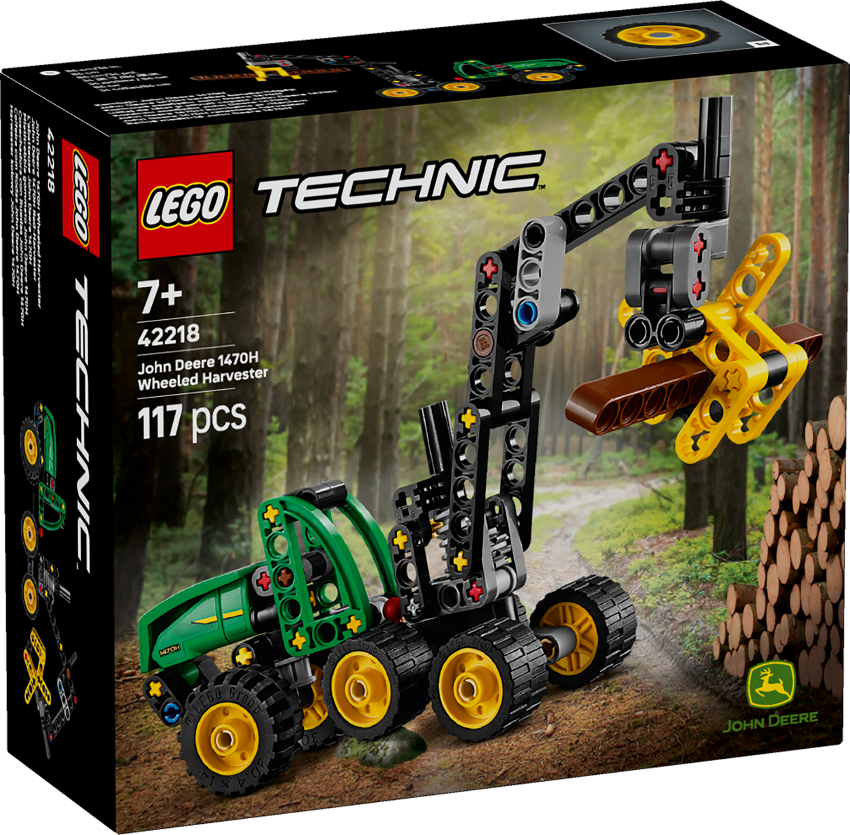 LEGO Technic John Deere 1470H Wheeled Harvester 42218L