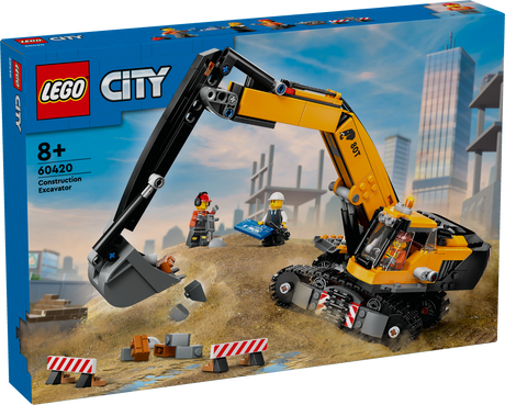 LEGO City Yellow Construction Excavator 60420L