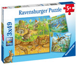 Ravensburger Puzzle 3x49 pc Animals 080502V