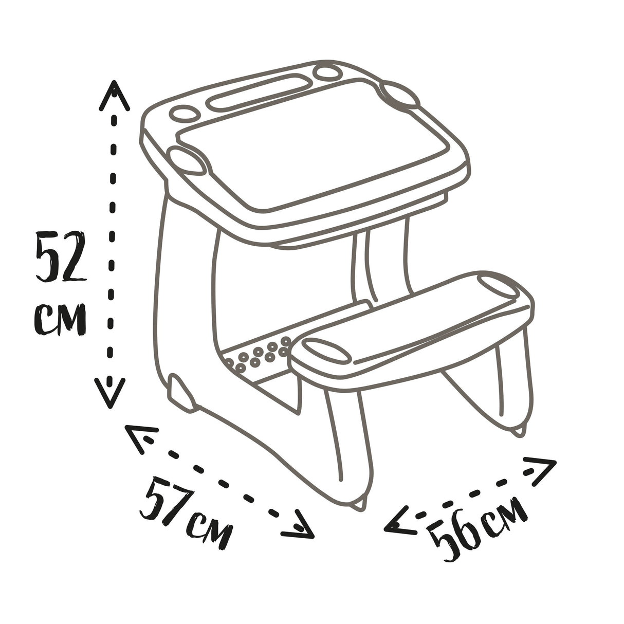 Smoby Desk 2in1 Colorful 420224S