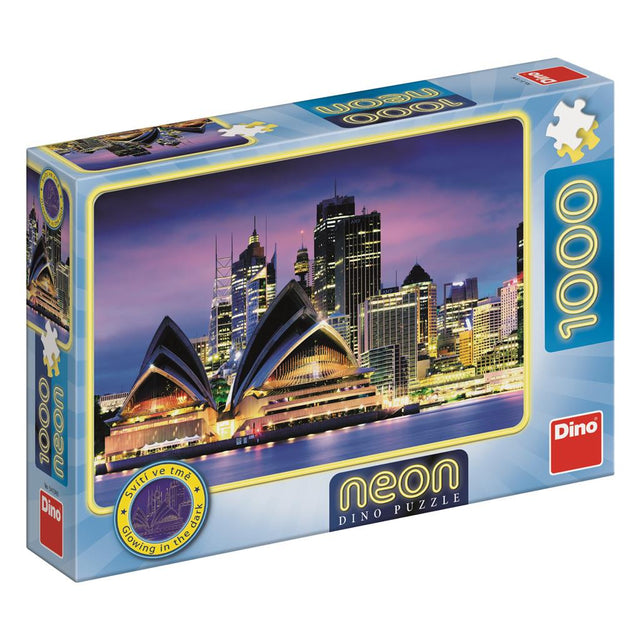 Dino Neon Puzzle 1000 pc Sydney 54130D