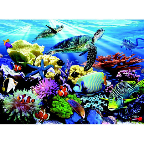 Ravensburger Puzzle 200 pc Ocean Turtles 126088V