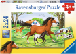 Ravensburger Puzzle 2x24 pc World of Horses  088829V