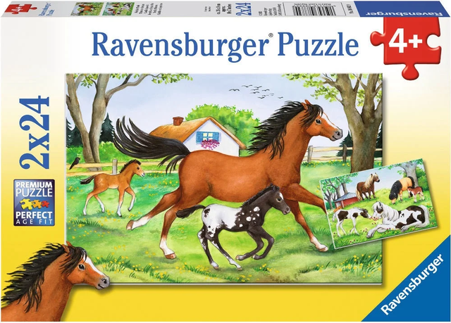 Ravensburger Puzzle 2x24 pc World of Horses  088829V