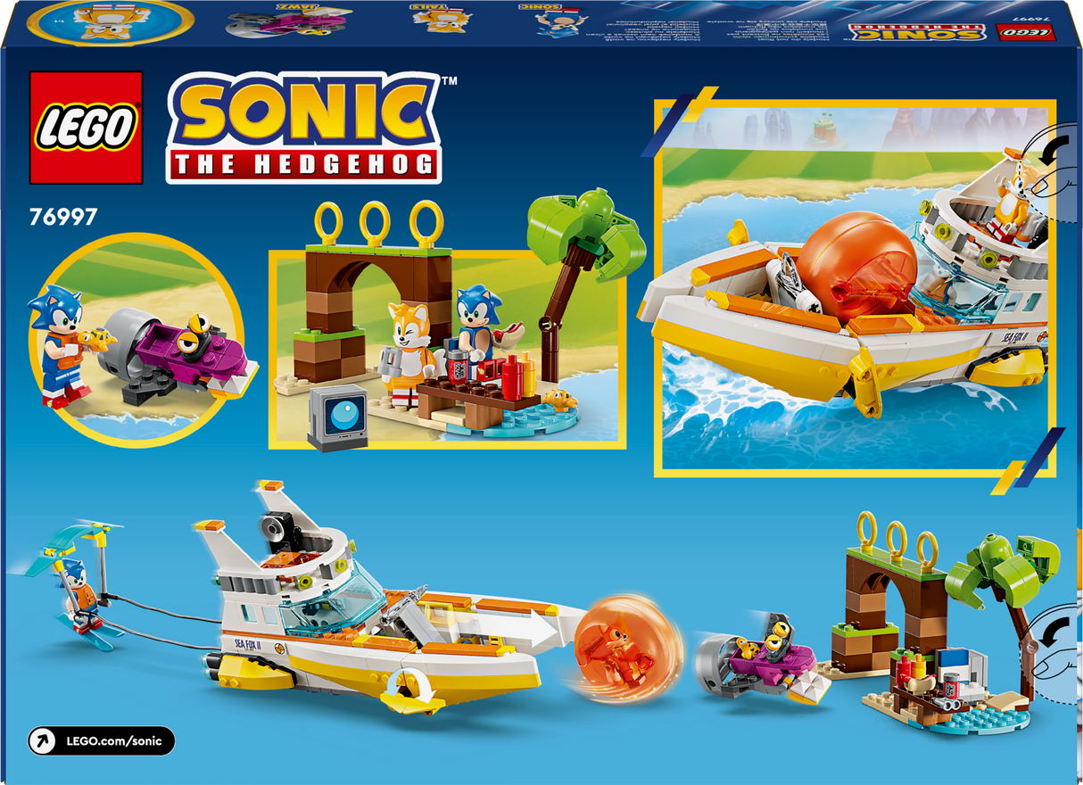 LEGO Sonic the Hedgehog Tails' Adventure Boat 76997L
