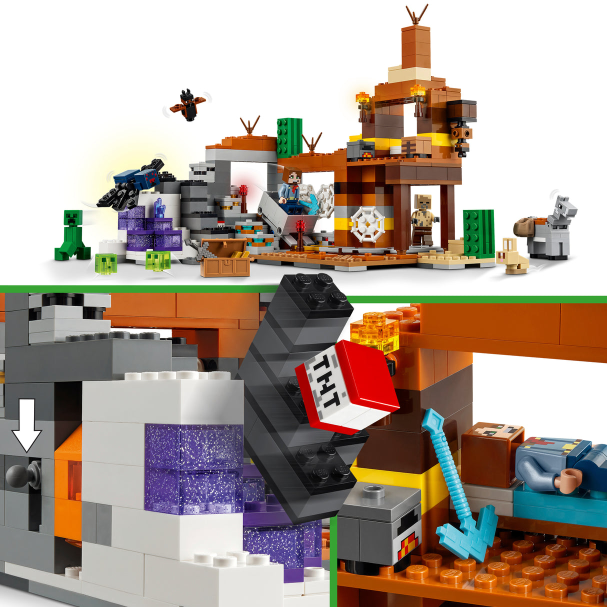 LEGO Minecraft The Badlands Mineshaft 21263L