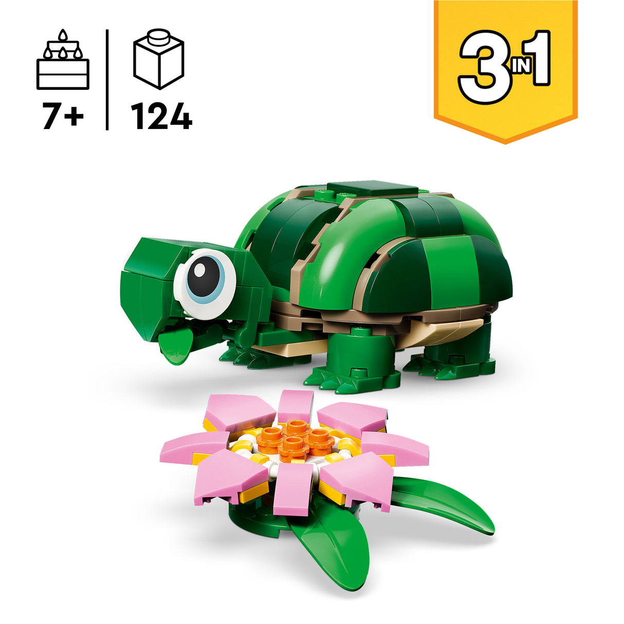 LEGO Creator Turtle with a Water Lily Flower 31377L