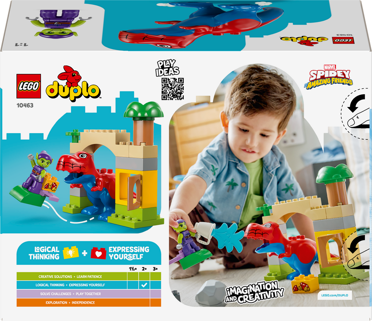 LEGO DUPLO Disney Dinosaur Spidey-Rex vs. Green Goblin 10463L