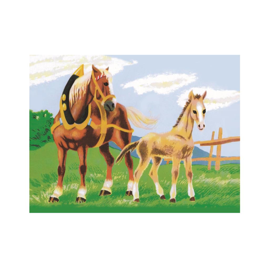 Dino Cube Puzzle 12 pc Domestic Animals  64141D