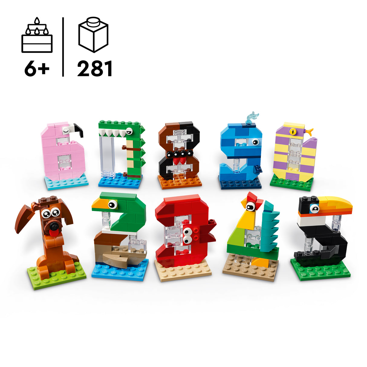 LEGO Iconic Birthday Numbers 40807L