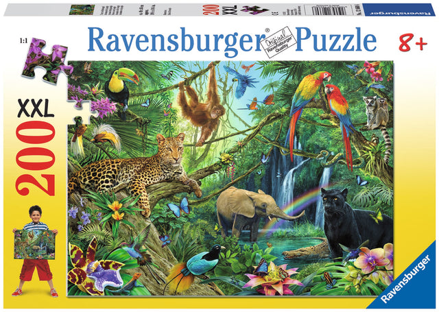 Ravensburger Puzzle 200 pc Animals in the Jungle 126606V