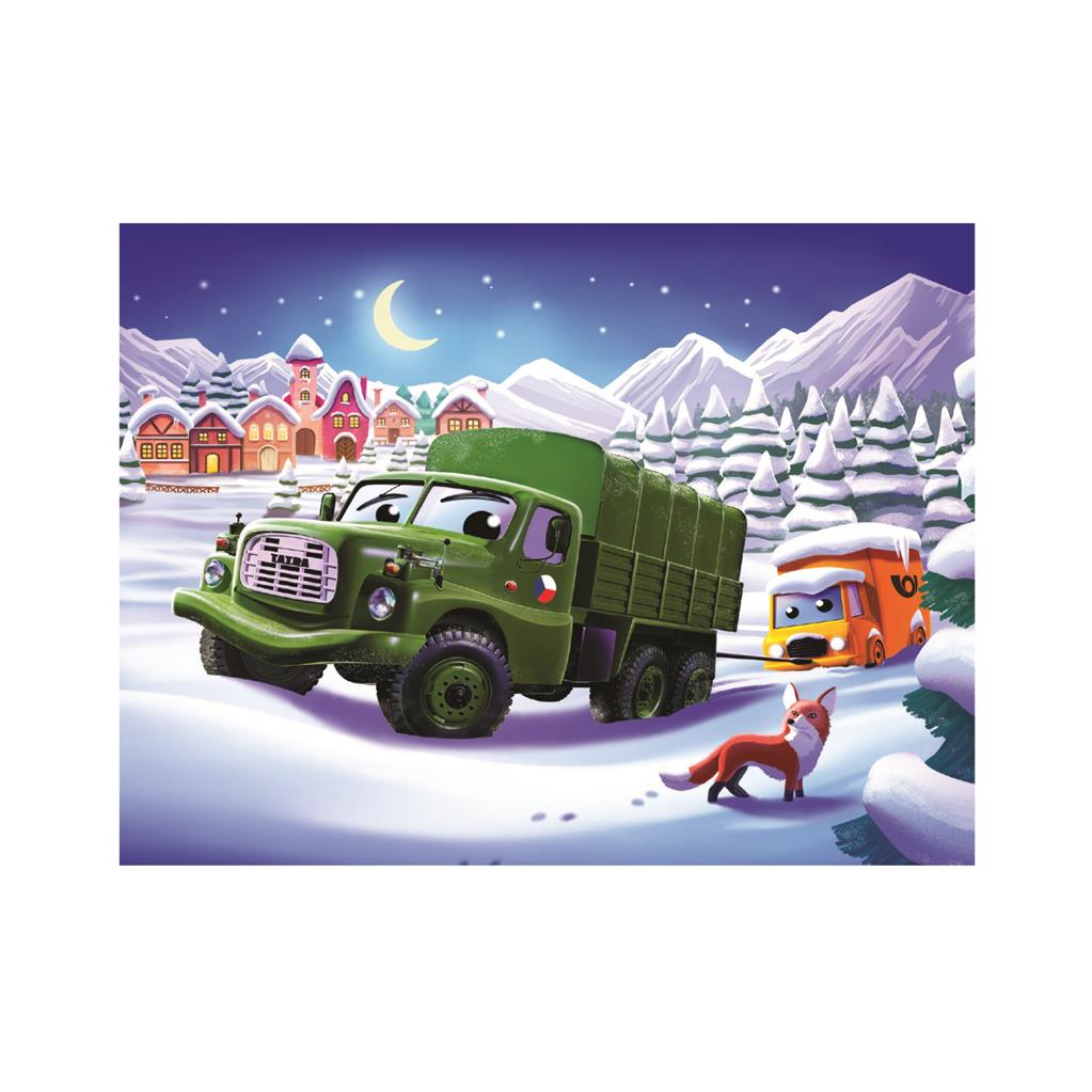 Dino Cube Puzzle 12 pc Tatra Cars 64139D
