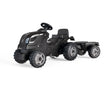 Smoby Farmer XL Black Tractor + Trailer 710131S