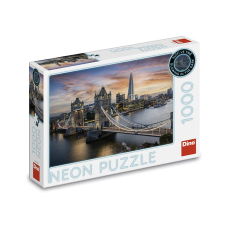 Dino Neon Puzzle 1000 Pieces: Sunset Over Tower Bridge 54137D