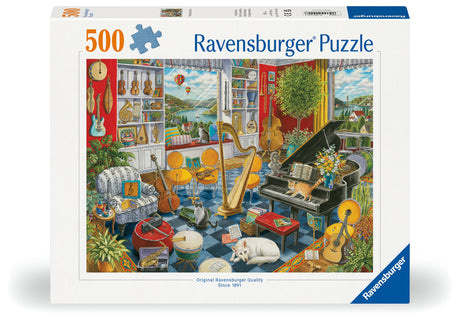 Ravensburger Puzzle 500 pc Music Room 12000022V