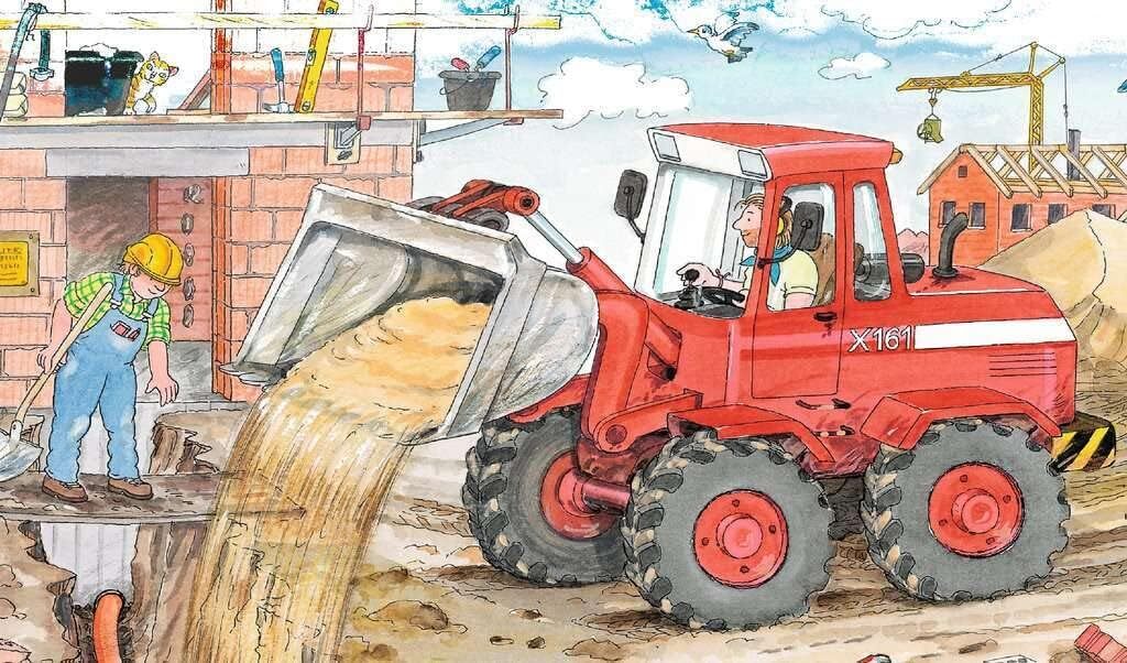 Ravensburger Small Frame Puzzle 15 pc My Excavator 063598V