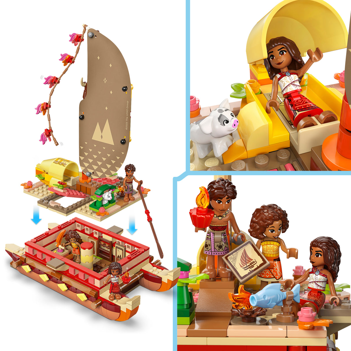 LEGO Disney Princess Moana's Adventure Canoe 43270L