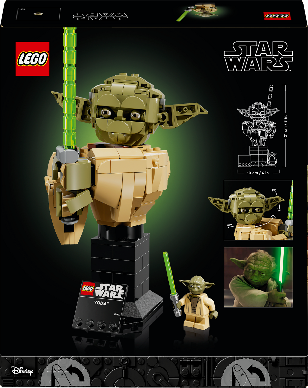 LEGO Star Wars Yoda Bust 75438L